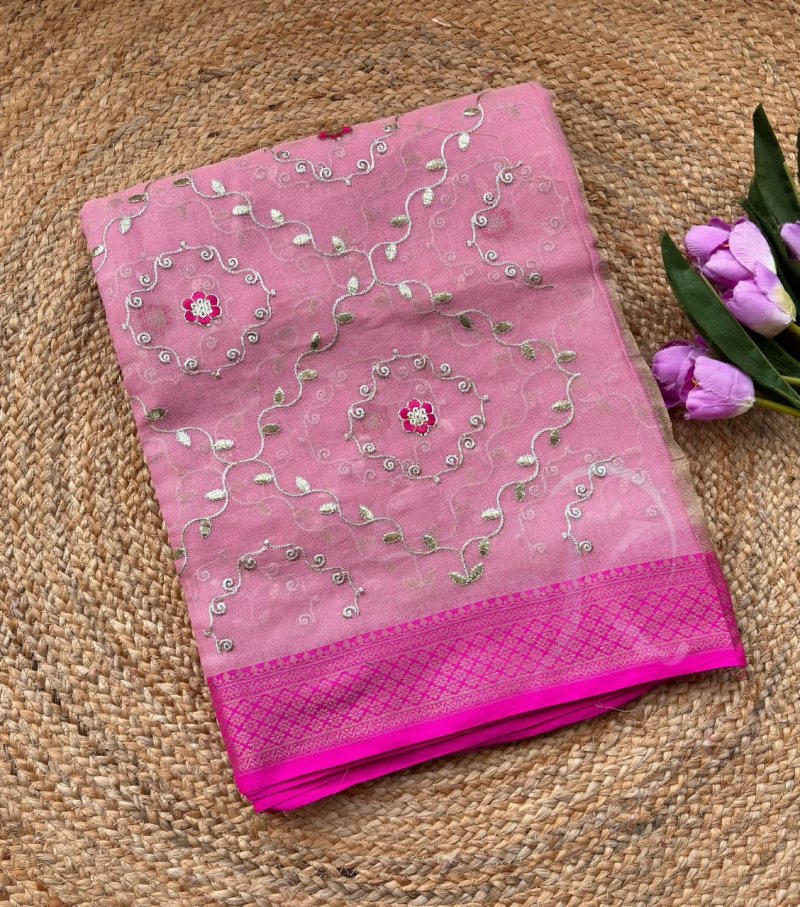 Jk 438 Soft Kota Doriya Work Saree